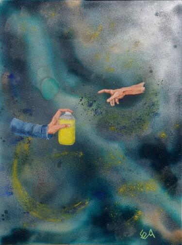 Schilderij getiteld "La liberté de créer" door O.M.A., Origineel Kunstwerk, Acryl