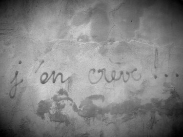 Fotografie mit dem Titel "j'en crève !.." von O.M.A., Original-Kunstwerk, Digitale Fotografie