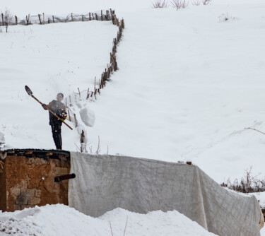 Photographie intitulée "snow" par Orhan Güldeste, Œuvre d'art originale, Photographie non manipulée