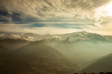 Photography titled "fog and valley" by Orhan Güldeste, Original Artwork, Digital Photography