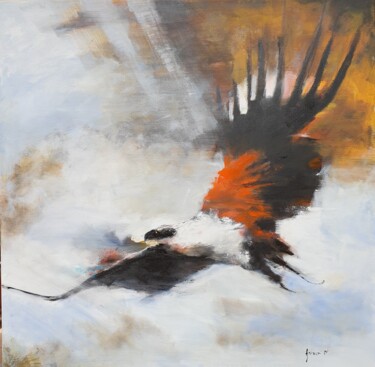 Pittura intitolato "Libertà" da Orianna Astolfi, Opera d'arte originale, Olio