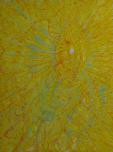 Pintura titulada "L'Arbre-Lumiere" por Orianne Courmes, Obra de arte original, Oleo