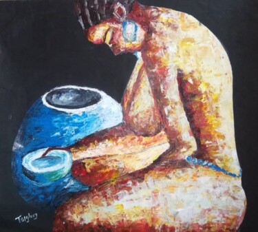 Painting titled "The Personal Hygiene" by Oriental Empyrean - The Art Gallery, Original Artwork, Acrylic