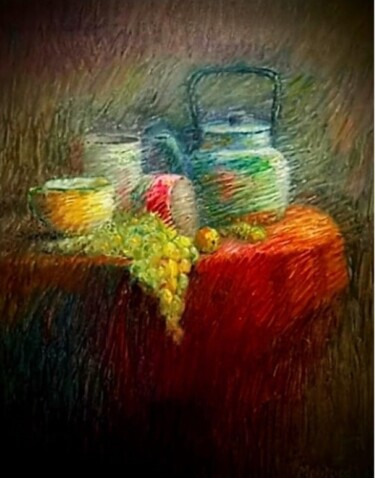 Painting titled "Life of Still Life" by Oriental Empyrean - The Art Gallery, Original Artwork, Oil