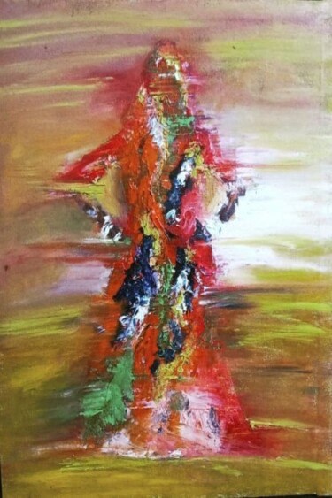 Painting titled "Power of Humanity" by Oriental Empyrean - The Art Gallery, Original Artwork, Oil