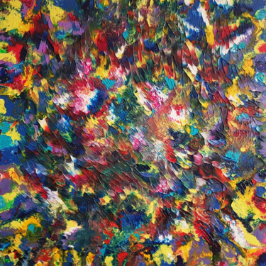 Painting titled "Kaleidoscopic Trip" by Alexandra Romano, Original Artwork, Acrylic