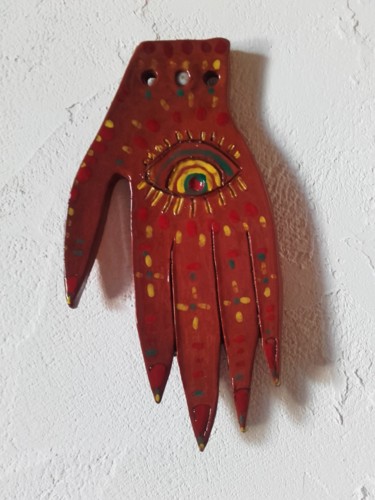 雕塑 标题为“Main Hand” 由Céline Marcoz, 原创艺术品, 兵马俑