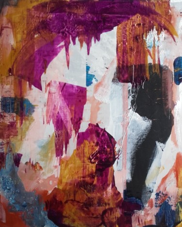 Pintura titulada "Art Abstrait Abstra…" por Céline Marcoz, Obra de arte original, Acrílico