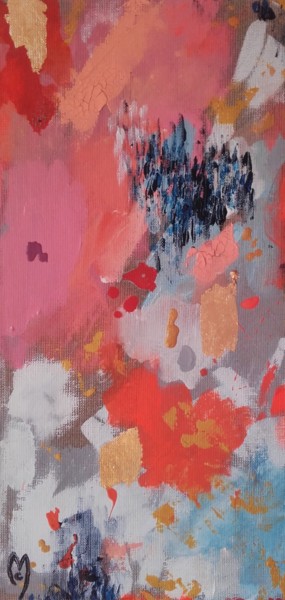 Pittura intitolato "Peinture Abstraite…" da Céline Marcoz, Opera d'arte originale, Acrilico