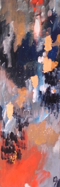 Pittura intitolato "Abstrait contempora…" da Céline Marcoz, Opera d'arte originale, Acrilico