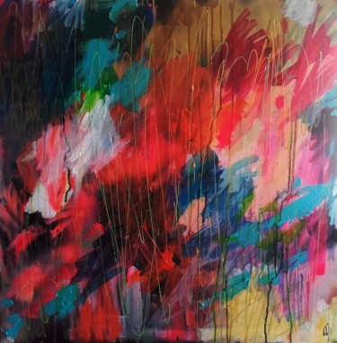 Malarstwo zatytułowany „Art Abstrait” autorstwa Céline Marcoz, Oryginalna praca, Akryl