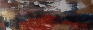 Peinture intitulée "Paysage Abstrait Ab…" par Céline Marcoz, Œuvre d'art originale, Acrylique