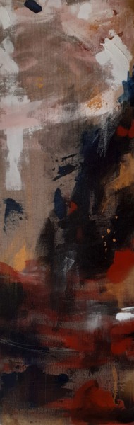 Pittura intitolato "Paysage Abstrait Pa…" da Céline Marcoz, Opera d'arte originale, Acrilico