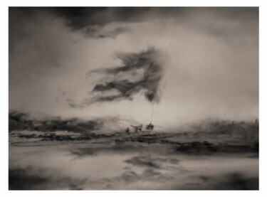 Fotografie mit dem Titel "La carga del agua" von Oriol Jolonch, Original-Kunstwerk, Manipulierte Fotografie
