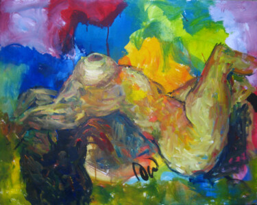 Pintura titulada "venus-torsionada-00…" por Oriol Uri, Obra de arte original, Oleo