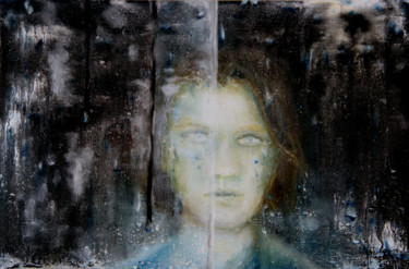 Malerei mit dem Titel "Depression" von Ralf Czekalla, Original-Kunstwerk, Öl