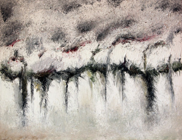 Malerei mit dem Titel "Naturelemente, Krei…" von Ralf Czekalla, Original-Kunstwerk, Öl