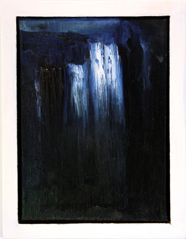 Malerei mit dem Titel "WasserFall" von Ralf Czekalla, Original-Kunstwerk, Öl