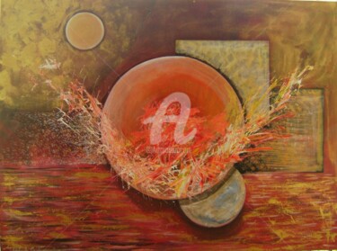 Malerei mit dem Titel "Energy" von Orlando Cristiani, Original-Kunstwerk, Acryl