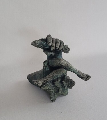雕塑 标题为“Le pêcheur 1” 由Orlando Basulto, 原创艺术品, 粘土