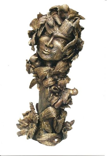 Sculpture titled "« Printemps »" by Orlando Basulto, Original Artwork, Terra cotta