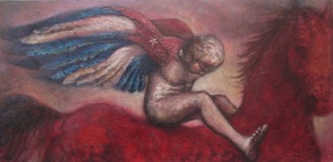 Pintura intitulada "«Cuba en la piel» (…" por Orlando Basulto, Obras de arte originais, Óleo