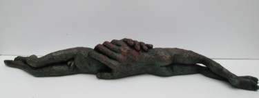 Скульптура под названием "Complices" - Orlando Basulto, Подлинное произведение искусства, Терракота