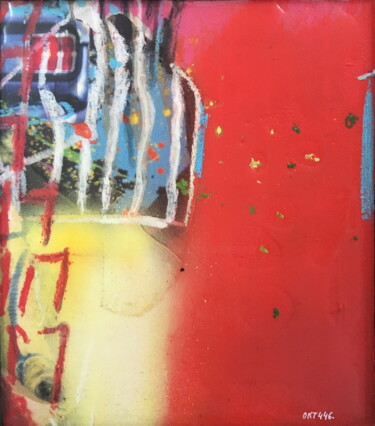 Картина под названием "OKT446" - Orlane Kindt, Подлинное произведение искусства, Рисунок распылителем краски