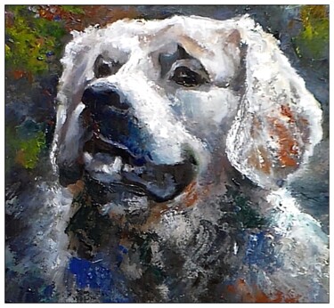 Painting titled "Animaux" by Orlicz, Original Artwork, Oil