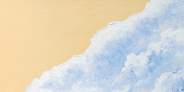 Картина под названием "le mer-veilleux" - Ornella Spiga, Подлинное произведение искусства, Акрил Установлен на Деревянная ра…