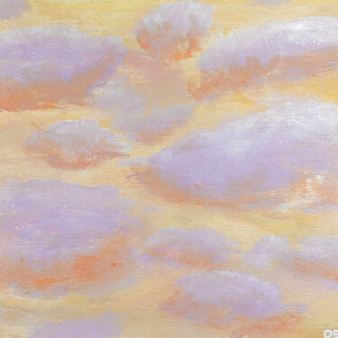 Peinture intitulée "Pantone clouds" par Ornella Spiga, Œuvre d'art originale, Acrylique Monté sur Châssis en bois