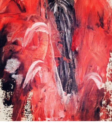 Pittura intitolato "Passione incandesce…" da Oronzo Vitale, Opera d'arte originale, Acrilico