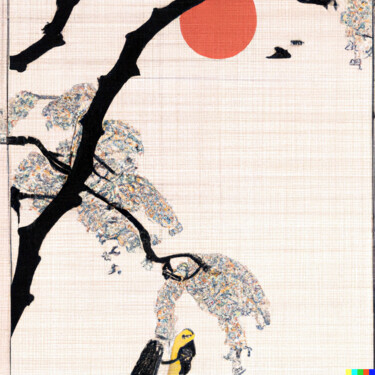 Arts numériques intitulée "Ukiyo-e #51" par Melih Ortatepe, Œuvre d'art originale, Image générée par l'IA