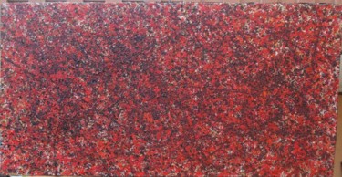 Pittura intitolato "Red-Dripping-8-60x1…" da Oscar Cirio (Wilde), Opera d'arte originale, Altro