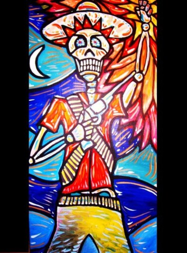 Painting titled "orgullo.jpg" by Oscar Galvan, Original Artwork, Oil