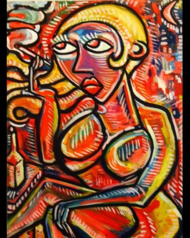 Painting titled "" Se crelle mucho "" by Oscar Galvan, Original Artwork, Oil