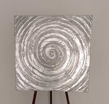 Painting titled "Vortice" by Oscar Pevarello, Original Artwork, Acrylic