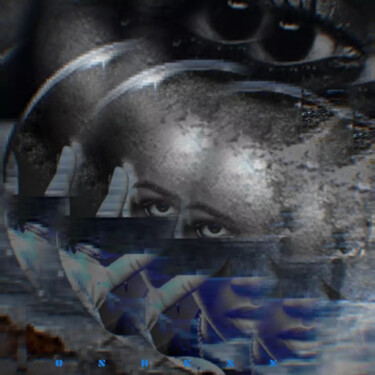 Collagen mit dem Titel "💦👁️Tears for fears p…" von Oshexx, Original-Kunstwerk, Fotomontage