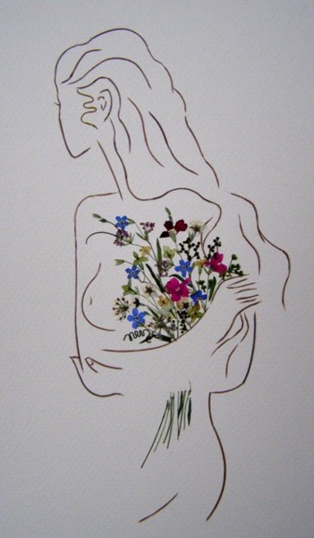 Ремесла под названием "Цветы для тебя 3" - Tatiana Berdnik, Подлинное произведение искусства