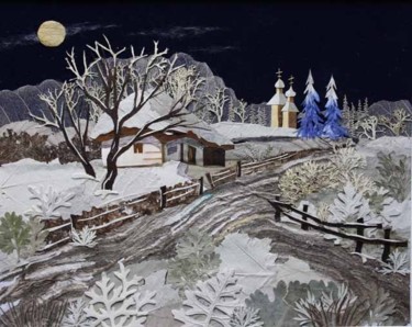 Ремесла под названием "Зима в Пироговом" - Tatiana Berdnik, Подлинное произведение искусства
