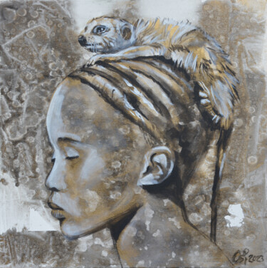 Malarstwo zatytułowany „Breath 2” autorstwa Osi, Oryginalna praca, Akryl
