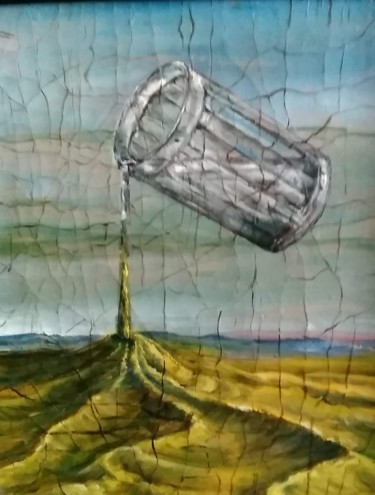 Картина под названием "Серия "Время" фрагм…" - Игорь Осипов, Подлинное произведение искусства, Масло