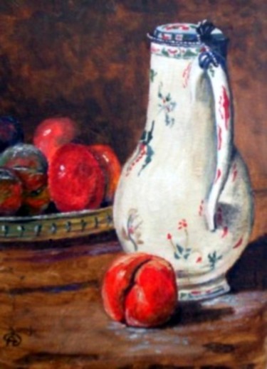 Peinture intitulée "Hommage à Chardin" par Alan Embrée Osler, Œuvre d'art originale, Huile