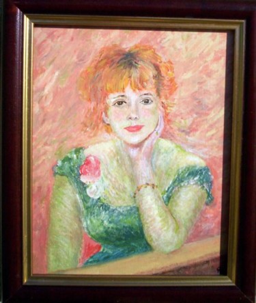 Peinture intitulée "Hommage à Renoir" par Alan Embrée Osler, Œuvre d'art originale, Huile