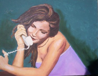 Peinture intitulée "Phone Call" par Alan Embrée Osler, Œuvre d'art originale