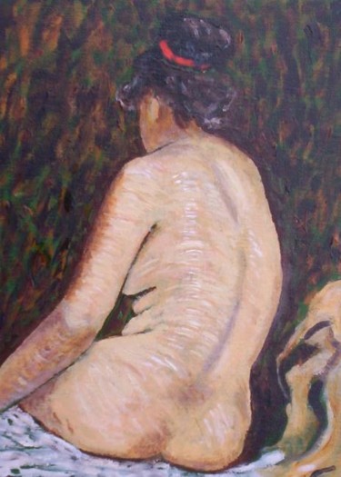 Peinture intitulée "Nude After an Early…" par Alan Embrée Osler, Œuvre d'art originale, Huile