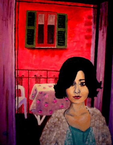 Peinture intitulée "Italian Girl" par Alan Embrée Osler, Œuvre d'art originale, Huile