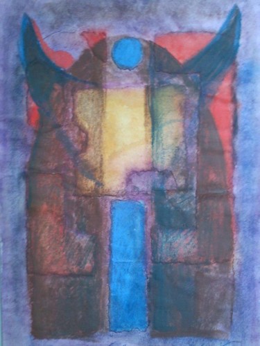 Painting titled "composition.jpg" by Petar Dimov, Original Artwork, Watercolor