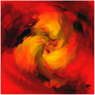 Arte digital titulada "ABSTRACTO XIVa" por Osvaldo Russo, Obra de arte original, Pintura Digital