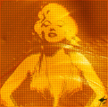 Digital Arts titled "Goldengirl" by Osvaldo Russo, Original Artwork, Digital Painting